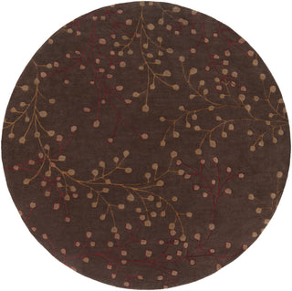 Surya Athena ATH-5052 Chocolate Area Rug 8' Round