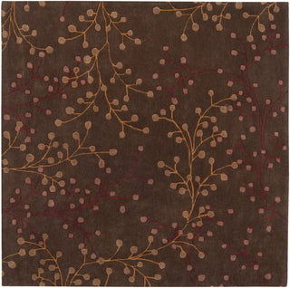 Surya Athena ATH-5052 Chocolate Area Rug 8' Square