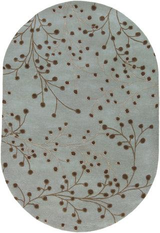 Surya Athena ATH-5058 Moss Area Rug 6' x 9' Oval