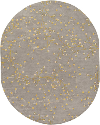 Surya Athena ATH-5060 Grey Area Rug 8' x 10' Oval