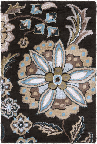 Surya Athena ATH-5061 Black Area Rug 2' x 3'