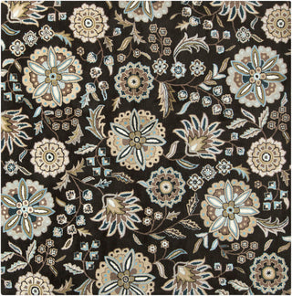 Surya Athena ATH-5061 Black Area Rug 8' Square