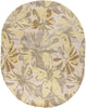 Surya Athena ATH-5071 Gold Area Rug 8' x 10' Oval
