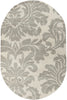 Surya Athena ATH-5073 Grey Area Rug 6' x 9' Oval