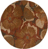 Surya Athena ATH-5102 Rust Area Rug 6' Round