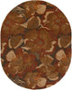 Surya Athena ATH-5102 Rust Area Rug 8' x 10' Oval