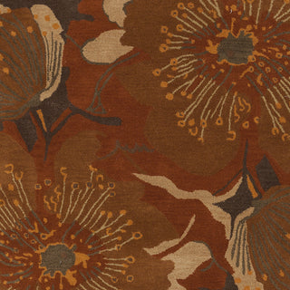 Surya Athena ATH-5102 Rust Hand Tufted Area Rug Sample Swatch