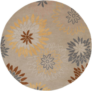 Surya Athena ATH-5106 Light Gray Area Rug 6' Round