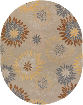 Surya Athena ATH-5106 Light Gray Area Rug 8' x 10' Oval