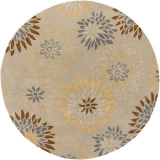 Surya Athena ATH-5106 Light Gray Area Rug 8' Round