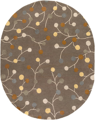 Surya Athena ATH-5107 Slate Area Rug 8' x 10' Oval