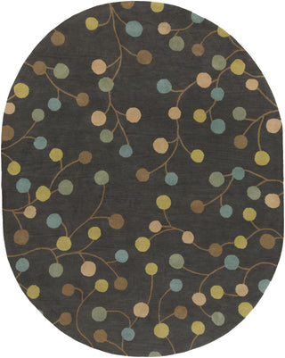 Surya Athena ATH-5110 Grey Area Rug 8' X 10' Oval