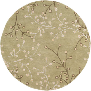 Surya Athena ATH-5113 Taupe Area Rug 6' Round