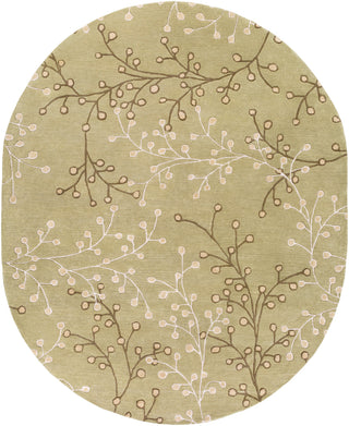 Surya Athena ATH-5113 Taupe Area Rug 8' x 10' Oval