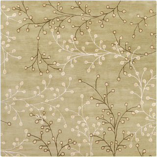 Surya Athena ATH-5113 Taupe Area Rug 8' Square