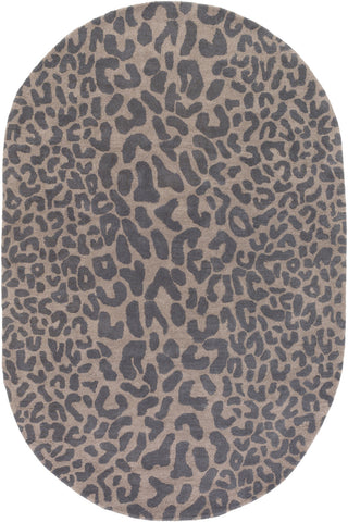 Surya Athena ATH-5114 Grey Area Rug 6' x 9' Oval