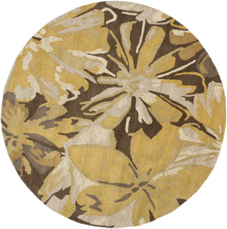 Surya Athena ATH-5115 Gold Area Rug 6' Round