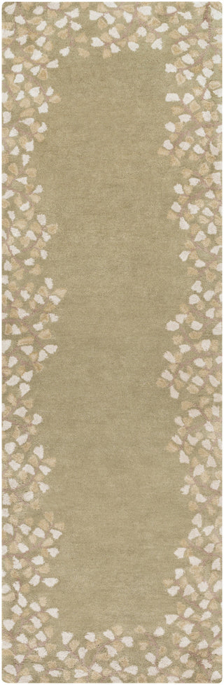 Surya Athena ATH-5119 Olive Area Rug 2'6'' x 8' Runner