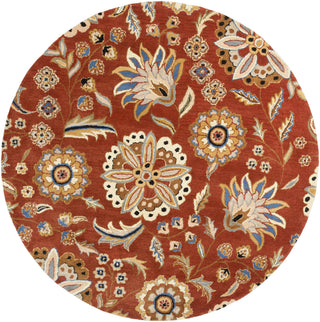 Surya Athena ATH-5126 Burgundy Area Rug 6' Round