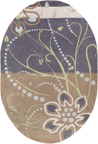 Surya Athena ATH-5128 Iris Area Rug 6' x 9' Oval