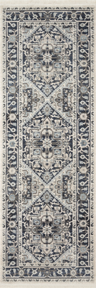 Loloi II Athena ATH-01 Navy/Ivory Area Rug Lifestyle Image