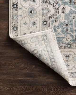 Loloi II Athena ATH-02 Sky/Ivory Area Rug Corner Image