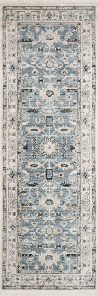 Loloi II Athena ATH-02 Sky/Ivory Area Rug Lifestyle Image