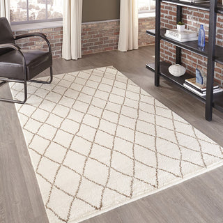 Momeni Atlas ATL-5 Ivory Area Rug Room Scene Feature