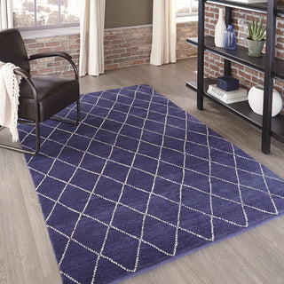 Momeni Atlas ATL-5 Navy Area Rug Room Scene Feature