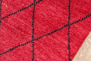 Momeni Atlas ATL-5 Red Area Rug Closeup