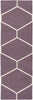 Surya Atrium ATM-3010 Eggplant Area Rug 2'6'' X 8' Runner