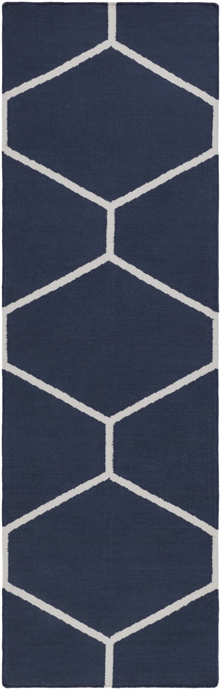 Surya Atrium ATM-3012 Navy Area Rug 2'6'' X 8' Runner