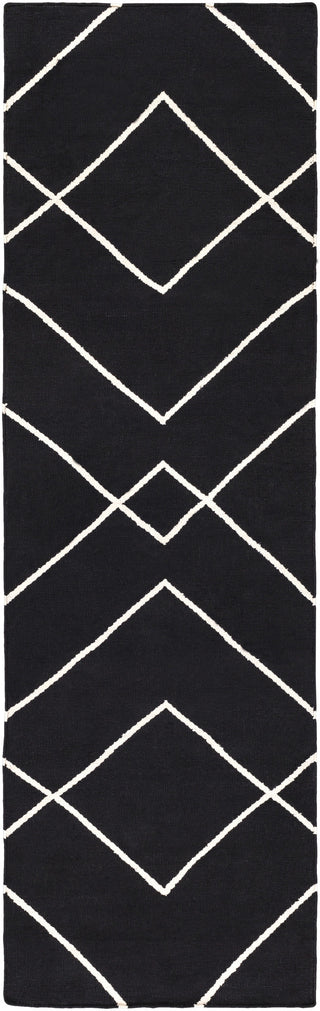 Surya Atrium ATM-3031 Black Area Rug 2'6'' X 8' Runner