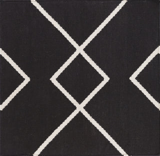 Surya Atrium ATM-3031 Black Hand Woven Area Rug Sample Swatch