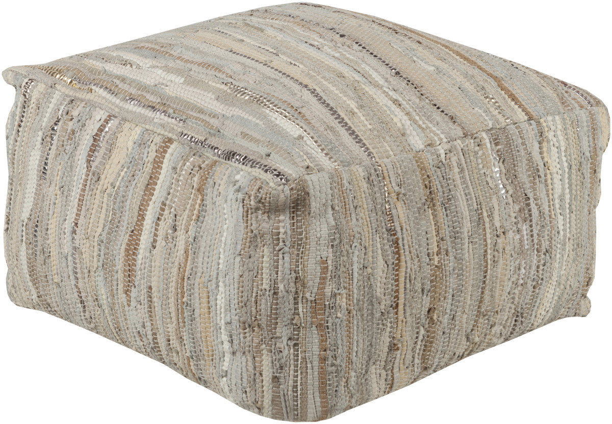 Chandra Poufs POU-143 Brown/Cream main image