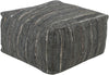Surya Anthracite ATPF-003 Gray Pouf 24 X 24 X 13 Cube