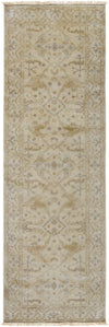 Surya Antique ATQ-1000 Moss Hand Knotted Area Rug 2'6'' X 8'