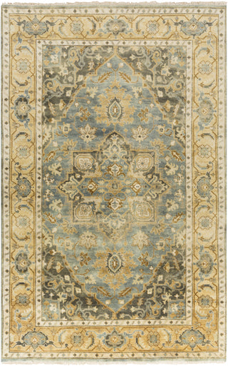 Surya Antique ATQ-1012 Teal Area Rug 5'6'' x 8'6''