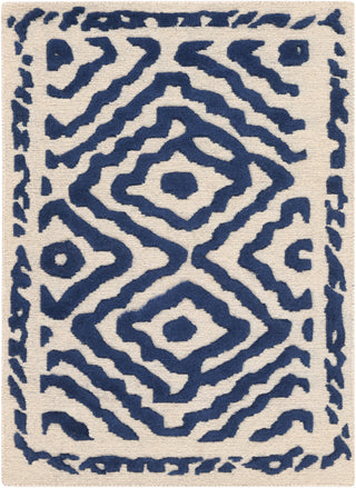 Surya Atlas ATS-1002 Cobalt Area Rug by Beth Lacefield 2' x 3'