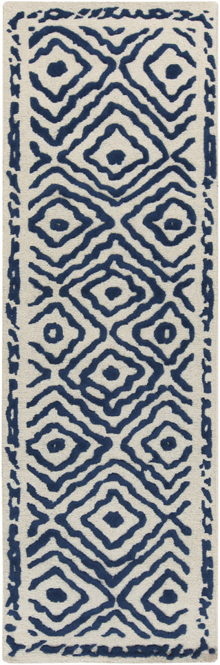 Surya Atlas ATS-1002 Cobalt Area Rug by Beth Lacefield 2'6'' x 8' Runner