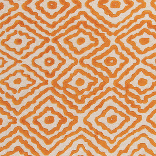 Surya Atlas ATS-1003 Burnt Orange Hand Knotted Area Rug by Beth Lacefield Sample Swatch