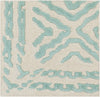 Surya Atlas ATS-1004 Teal Hand Knotted Area Rug by Beth Lacefield 16'' Sample Swatch