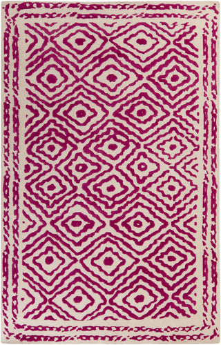 Surya Atlas ATS-1005 Magenta Area Rug by Beth Lacefield 5' x 8'