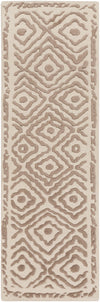 Surya Atlas ATS-1006 Taupe Area Rug by Beth Lacefield 2'6'' x 8' Runner