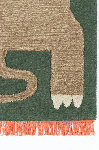 Momeni Atticus ATC-1 Green Area Rug by Novogratz Corner Image