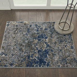 Nourison Artworks ATW02 Blue/Grey Area Rug