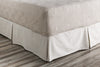 Surya Audrey AUD-4000 Neutral Bedding Queen Bed Skirt