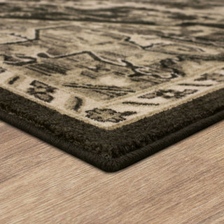 Karastan Elements Augustine Onyx Area Rug Lifestyle Image