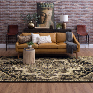 Karastan Elements Augustine Onyx Area Rug Lifestyle Image