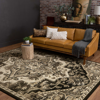 Karastan Elements Augustine Onyx Area Rug Lifestyle Image Feature